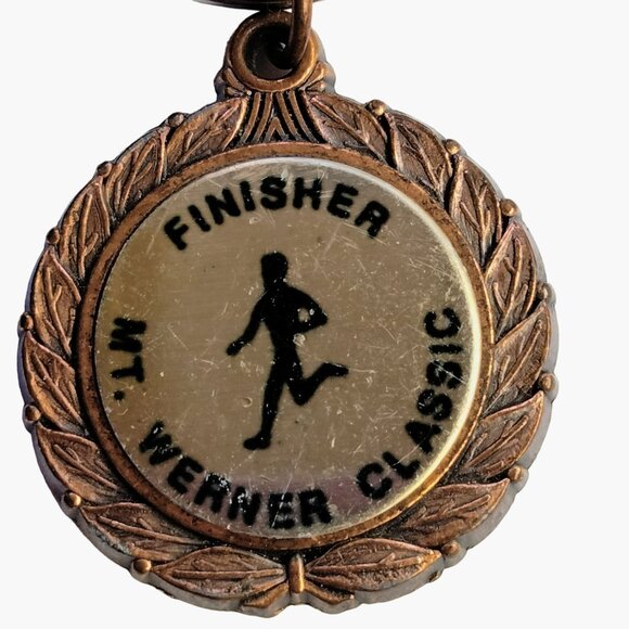 Mt Werner Classic Finisher Medal Keychain Steamboat Springs Colorado Race - Picture 2 of 4